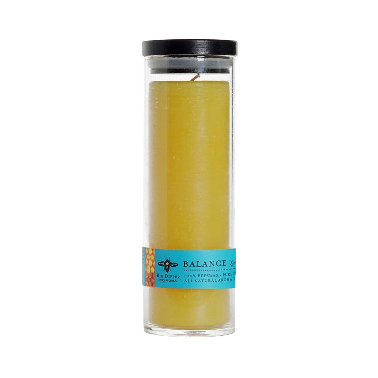 Sanctuary Glass Beeswax Aromatherapy Candle - 90 Hour Burn Time