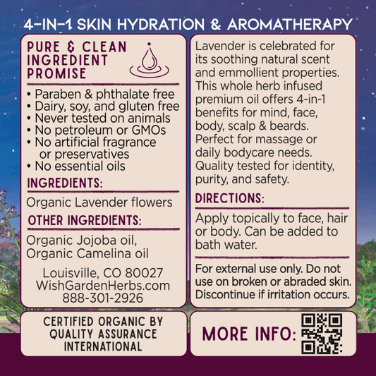 Lavender Oil Calm & Hydrate - NurturePathWellness