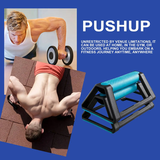 Ergonomic Push-Up Stand for Home Gym - NurturePathWellness