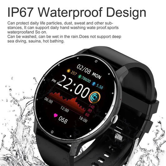 LIGE Full Touch Smartwatch for Men and Women - NurturePathWellness