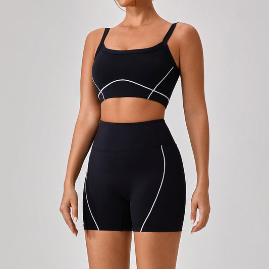 Women’s Spaghetti Strap Yoga Fitness Set - NurturePathWellness
