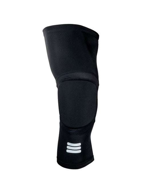 Mid-Length Padded Knee Sleeve - Black - NurturePathWellness