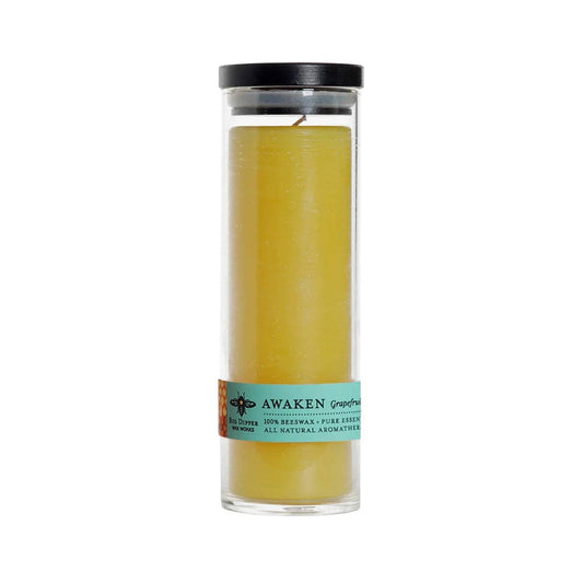 Sanctuary Glass Beeswax Aromatherapy Candle - 90 Hour Burn Time