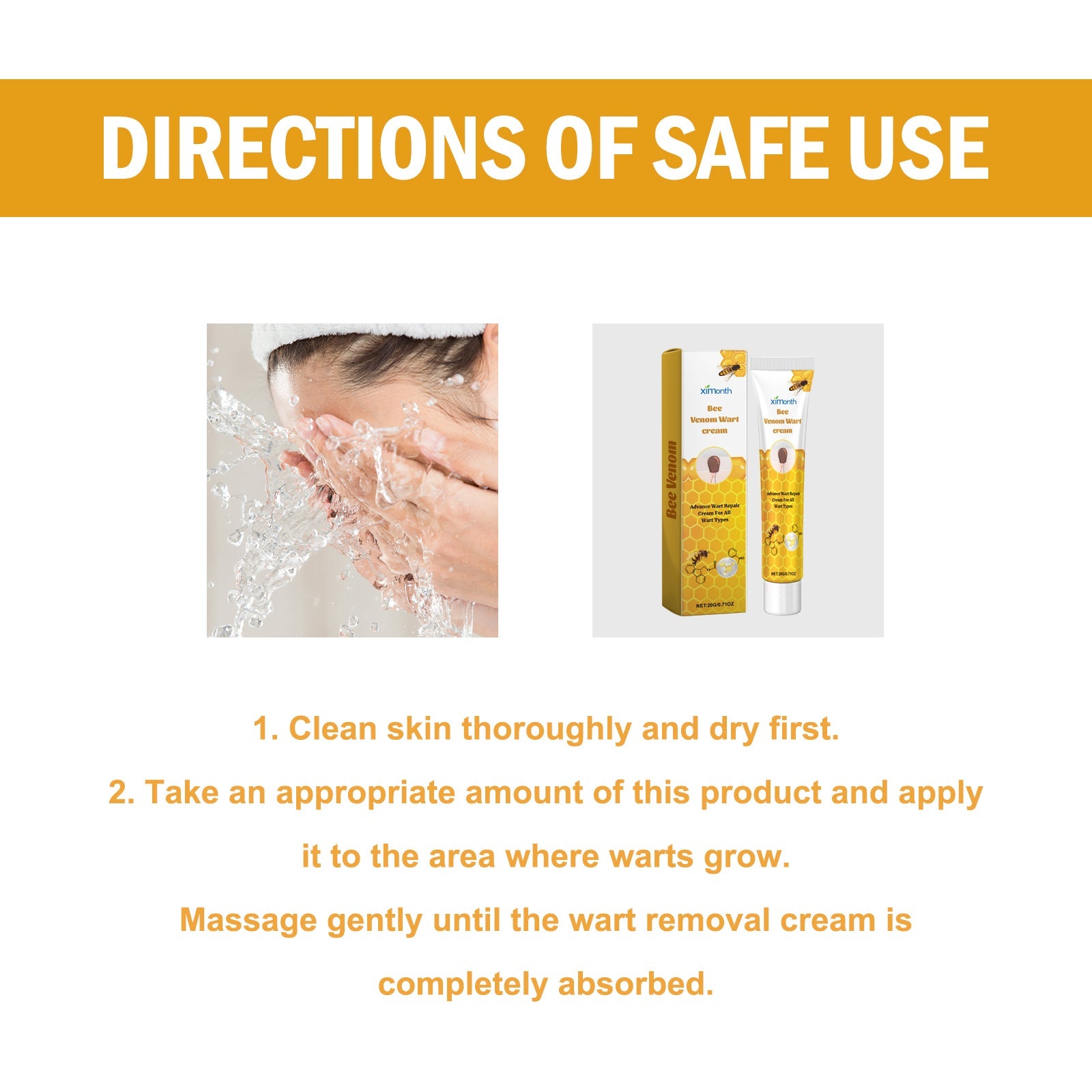 Ximonth Bee Venom Wart Repair Cream - NurturePathWellness