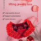 Valentine's Day Soap Rose Gift Box - Crystal Pendant Necklace Set
