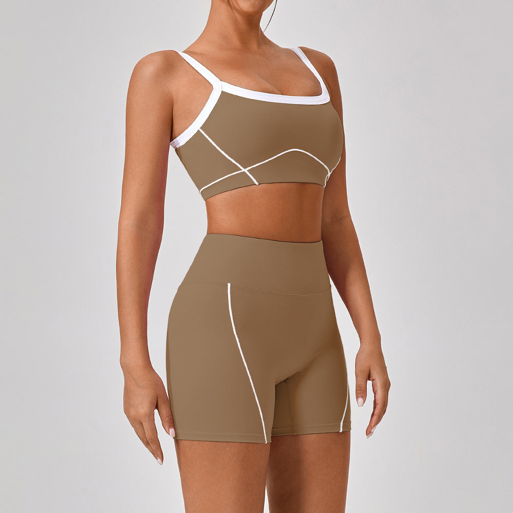 Women’s Spaghetti Strap Yoga Fitness Set - NurturePathWellness