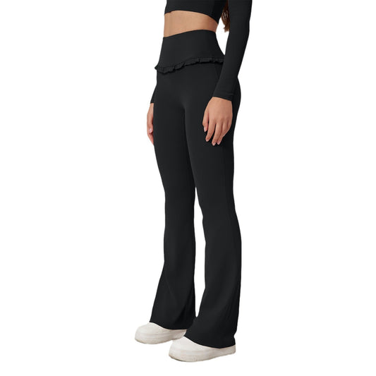 High Waist Hip Lift Lace Nude Feel Yoga Pants Running Fitness - NurturePathWellness