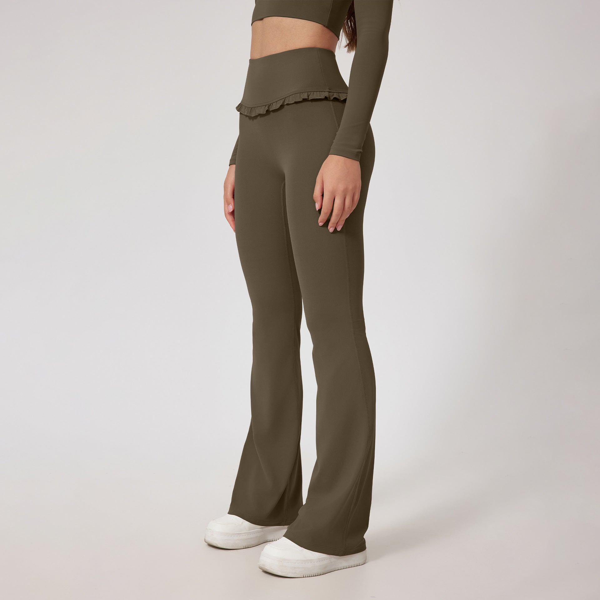 High Waist Hip Lift Lace Nude Feel Yoga Pants Running Fitness - NurturePathWellness