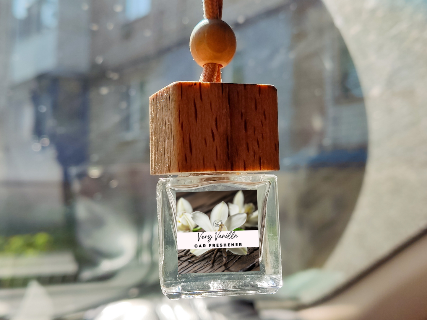 Floral & Feminine Hanging Car Freshener Collection – Elegant Blossoms & Soft Petals