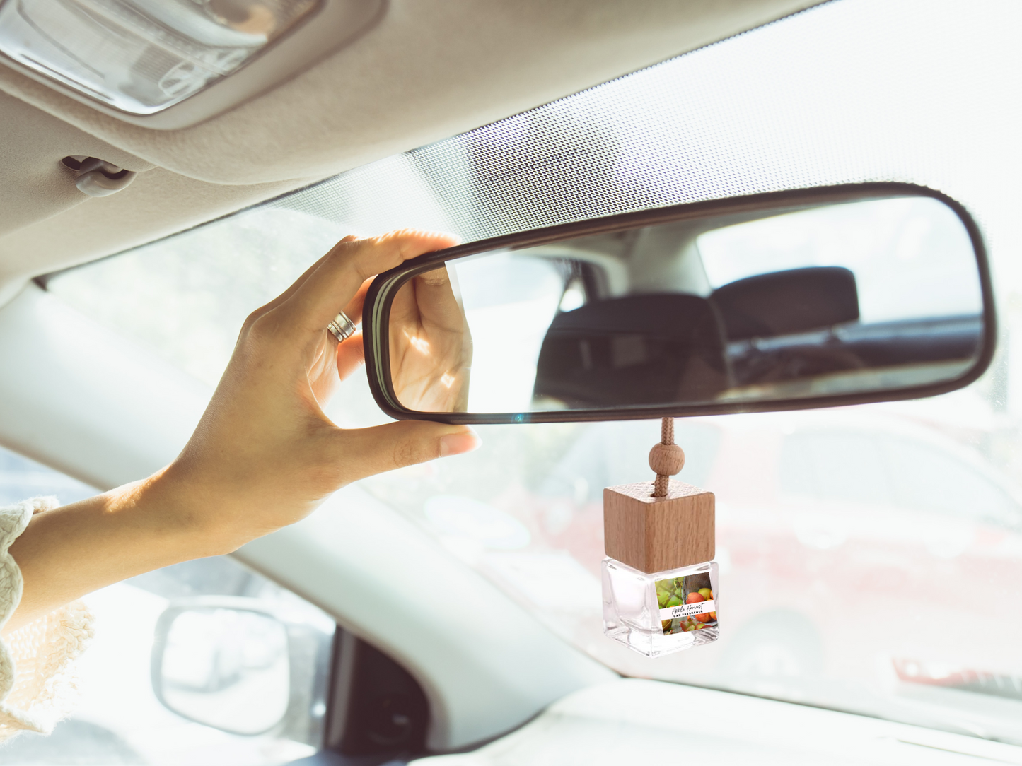 Floral & Feminine Hanging Car Freshener Collection – Elegant Blossoms & Soft Petals