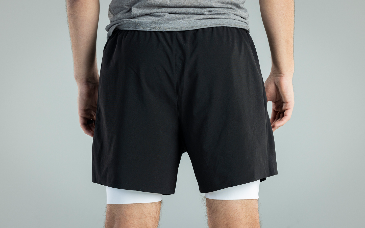 Men's V1 Athletic Shorts - Black - NurturePathWellness