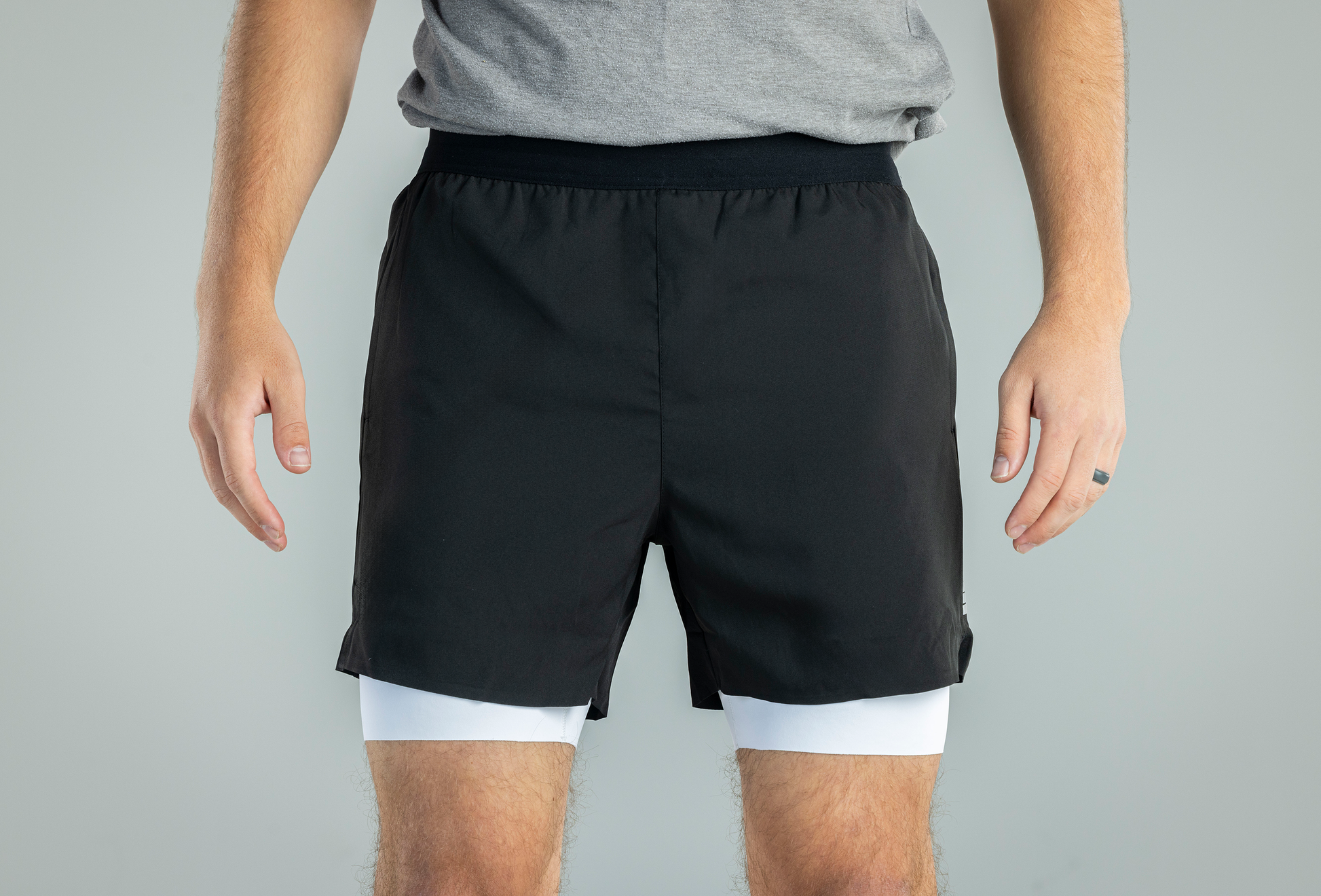 Men's V1 Athletic Shorts - Black - NurturePathWellness