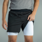 Men's V1 Athletic Shorts - Black - NurturePathWellness