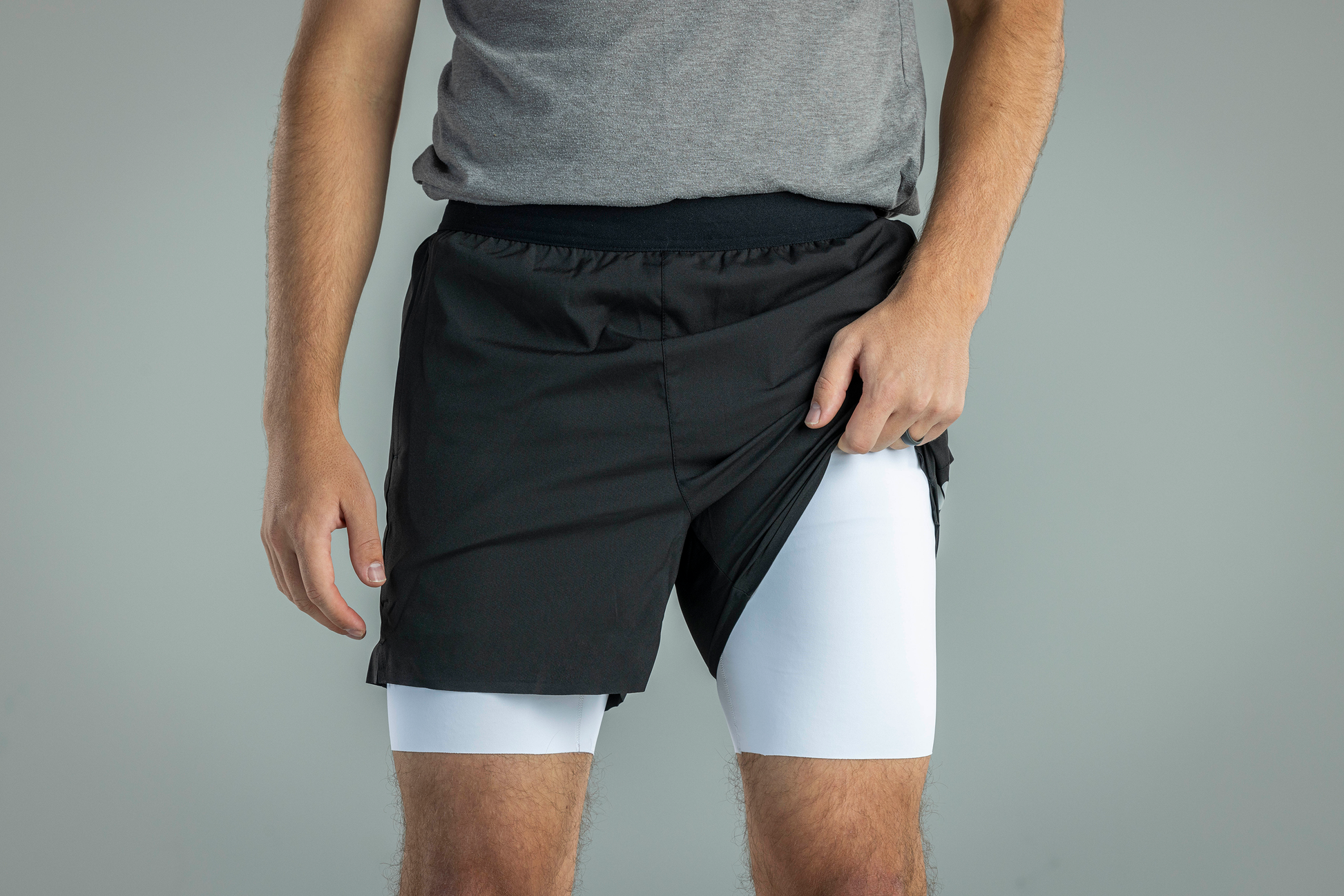 Men's V1 Athletic Shorts - Black - NurturePathWellness