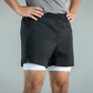 Men's V1 Athletic Shorts - Black - NurturePathWellness