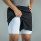 Men's V1 Athletic Shorts - Black - NurturePathWellness