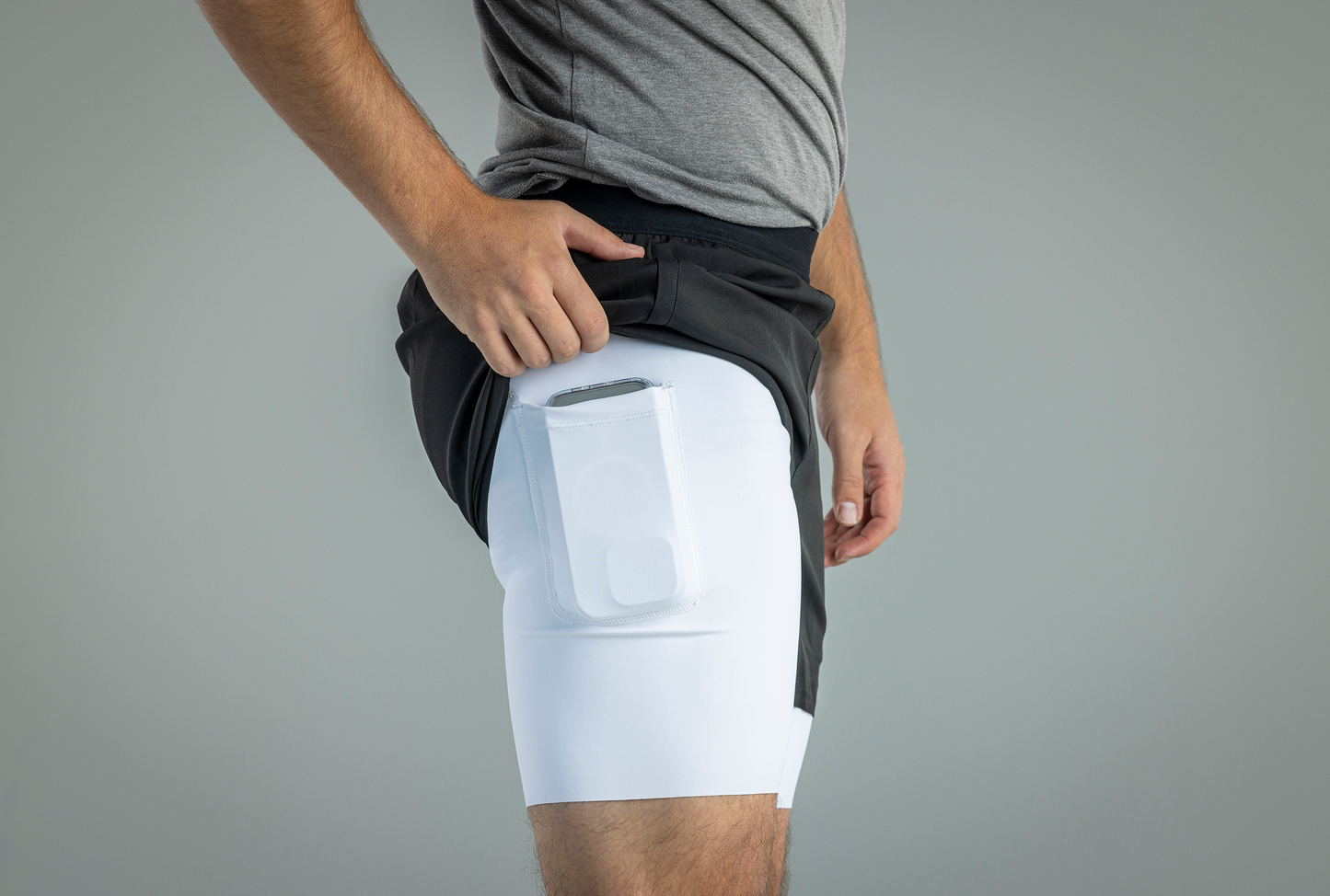 Men's V1 Athletic Shorts - Black - NurturePathWellness