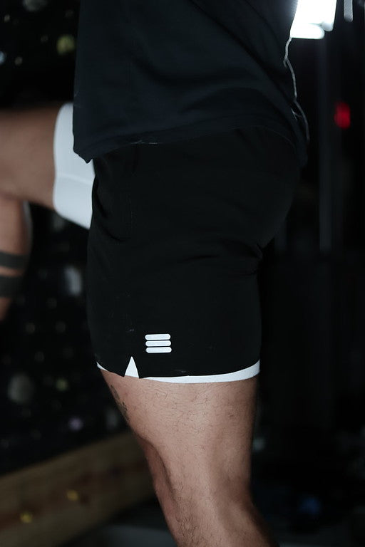 Men's V1 Athletic Shorts - Black - NurturePathWellness