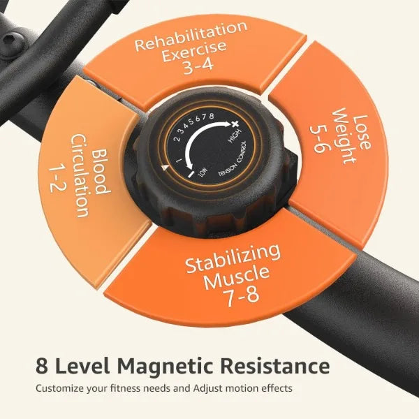 Recumbent Magnetic Exercise Bike for Adults - NurturePathWellness