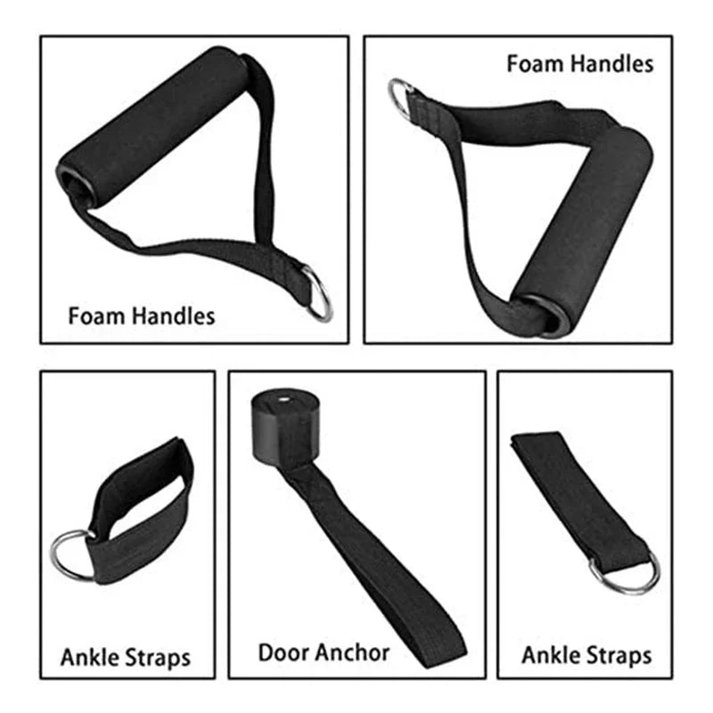 Wrapped Resistance Band and Rod Set - NurturePathWellness