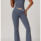 Yoga Set 2 Pieces Workout Outfits Fitness Sportswear Gym Tracksuit High Waist Leggings Sports Bra Athletic Wear Women Clothes