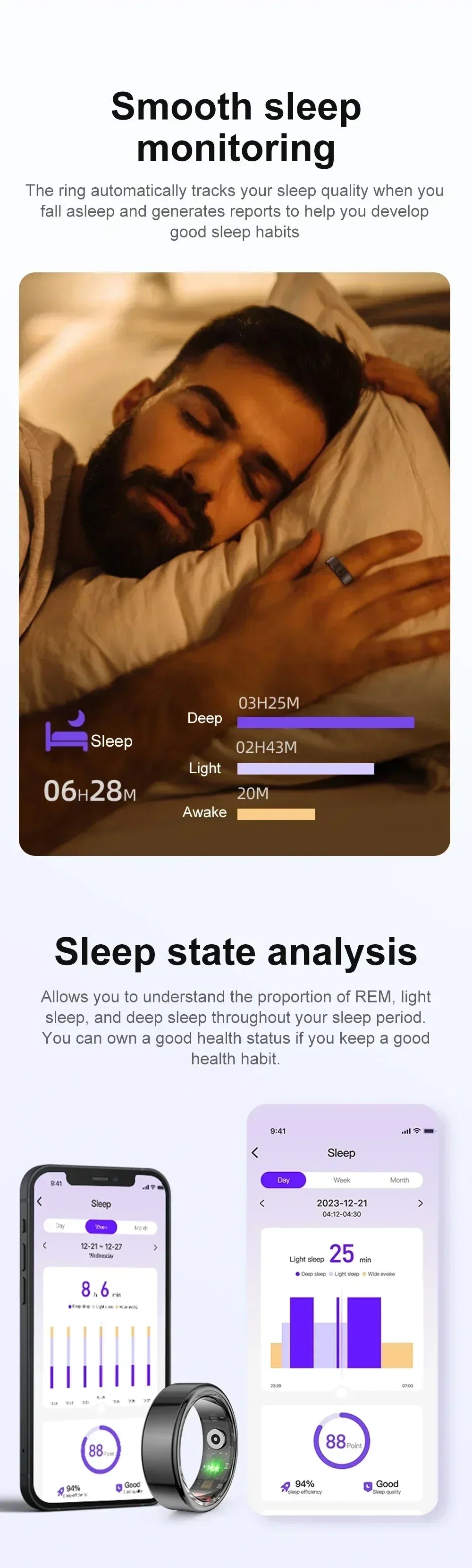 COLMI R02 Smart Ring with Health Monitor - NurturePathWellness