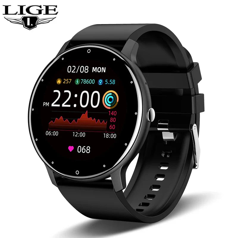 LIGE Full Touch Smartwatch for Men and Women - NurturePathWellness