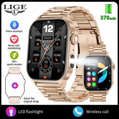 LIGE FlashSmart: 2 HD, AI, Sports & Health Tracker - NurturePathWellness