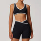 Yoga Set 2 Pieces Workout Outfits Fitness Sportswear Gym Tracksuit High Waist Leggings Sports Bra Athletic Wear Women Clothes
