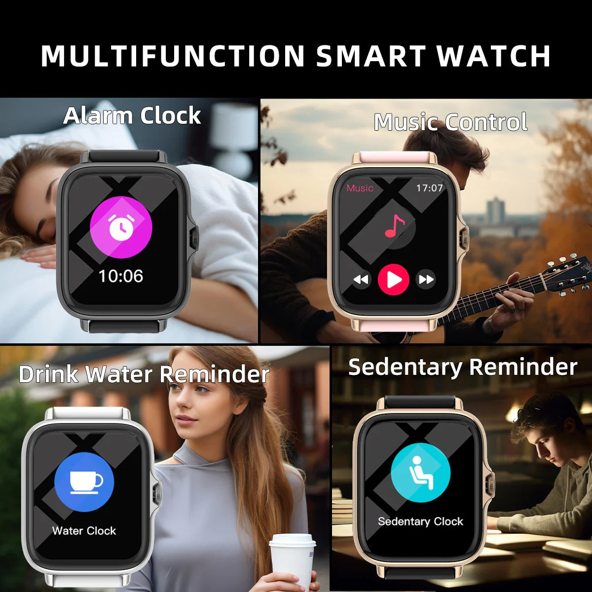 1.83" Waterproof Smartwatch for iPhone and Android - NurturePathWellness