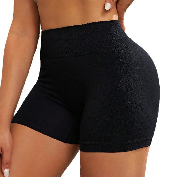 ChicFlex Women's High-Waist Cycling Yoga Shorts - NurturePathWellness