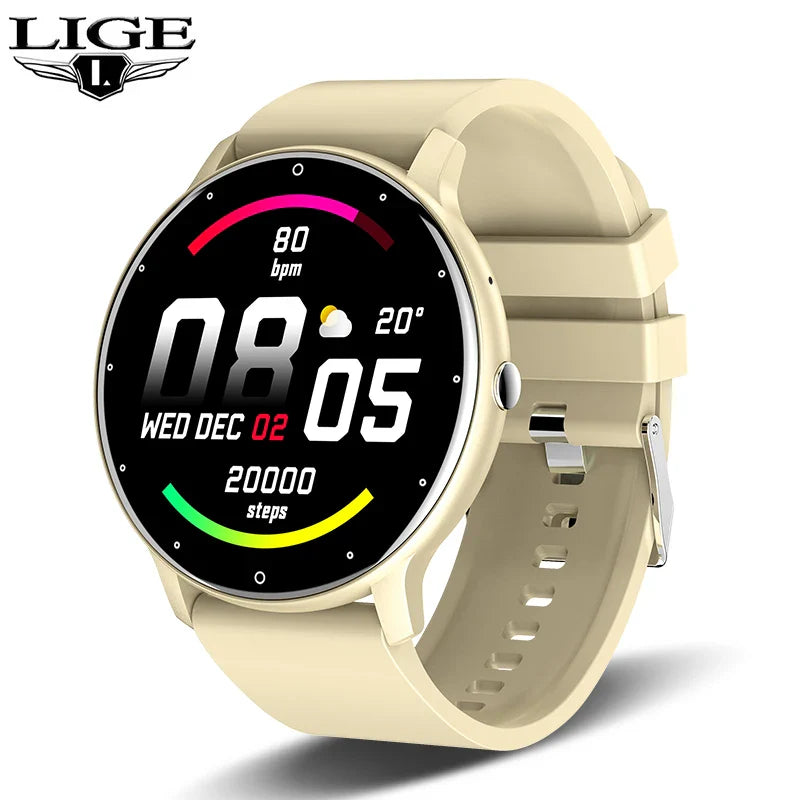 LIGE Full Touch Smartwatch for Men and Women - NurturePathWellness