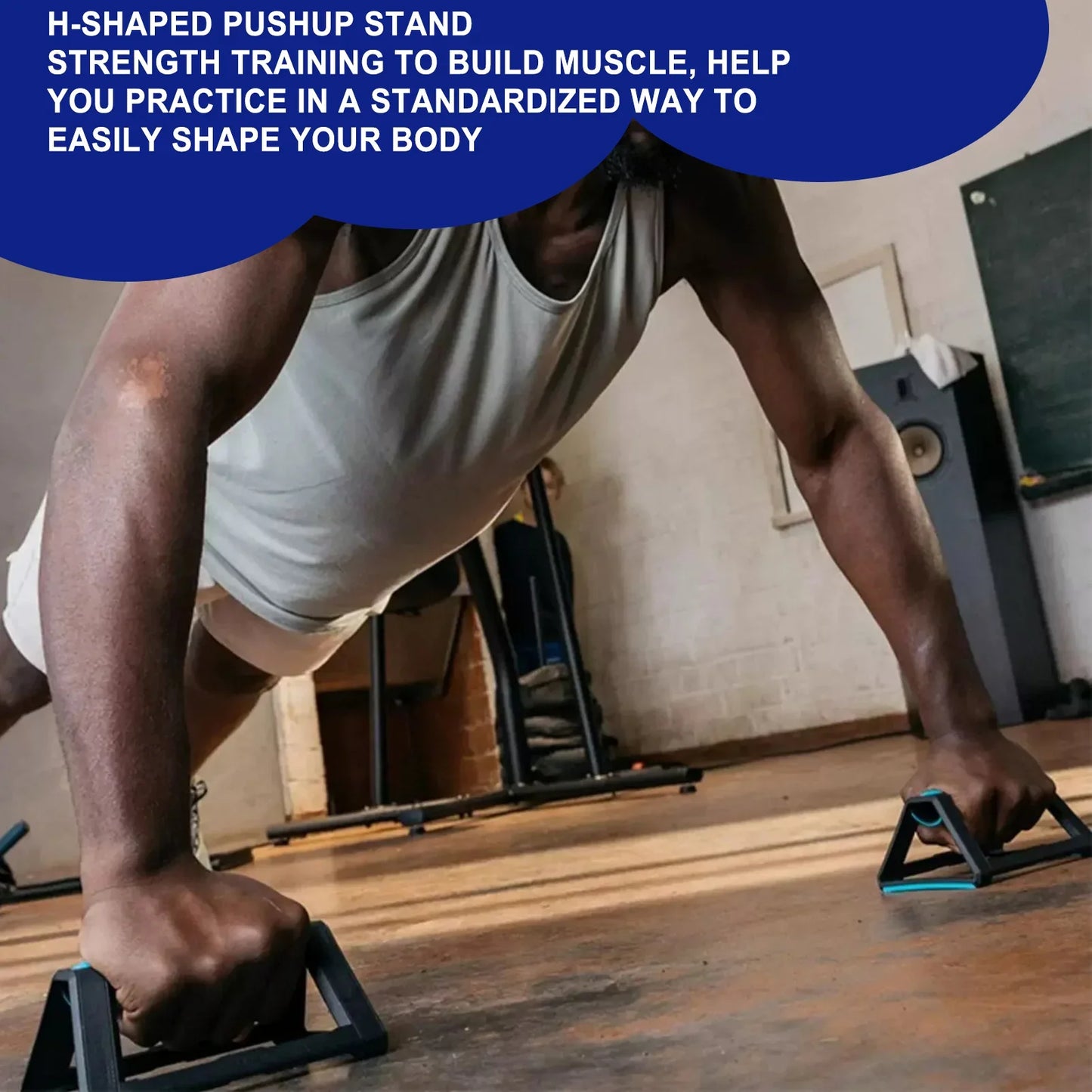 Ergonomic Push-Up Stand for Home Gym - NurturePathWellness
