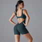 VibeFlex Women's Scrunch Jumpsuit - Yoga & Gym Ready - NurturePathWellness