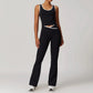 Yoga Set 2 Pieces Workout Outfits Fitness Sportswear Gym Tracksuit High Waist Leggings Sports Bra Athletic Wear Women Clothes