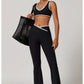 Yoga Set 2 Pieces Workout Outfits Fitness Sportswear Gym Tracksuit High Waist Leggings Sports Bra Athletic Wear Women Clothes