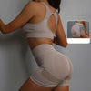 Yoga Women's Fitness Suit Shorts Workout Set - NurturePathWellness