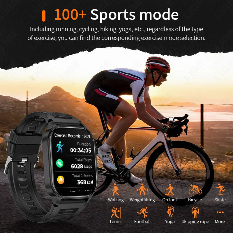 LIGE FlashSmart: 2 HD, AI, Sports & Health Tracker - NurturePathWellness