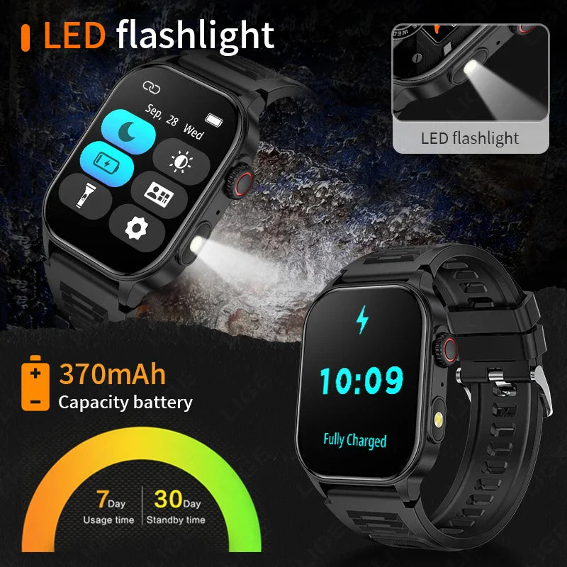 LIGE FlashSmart: 2 HD, AI, Sports & Health Tracker - NurturePathWellness