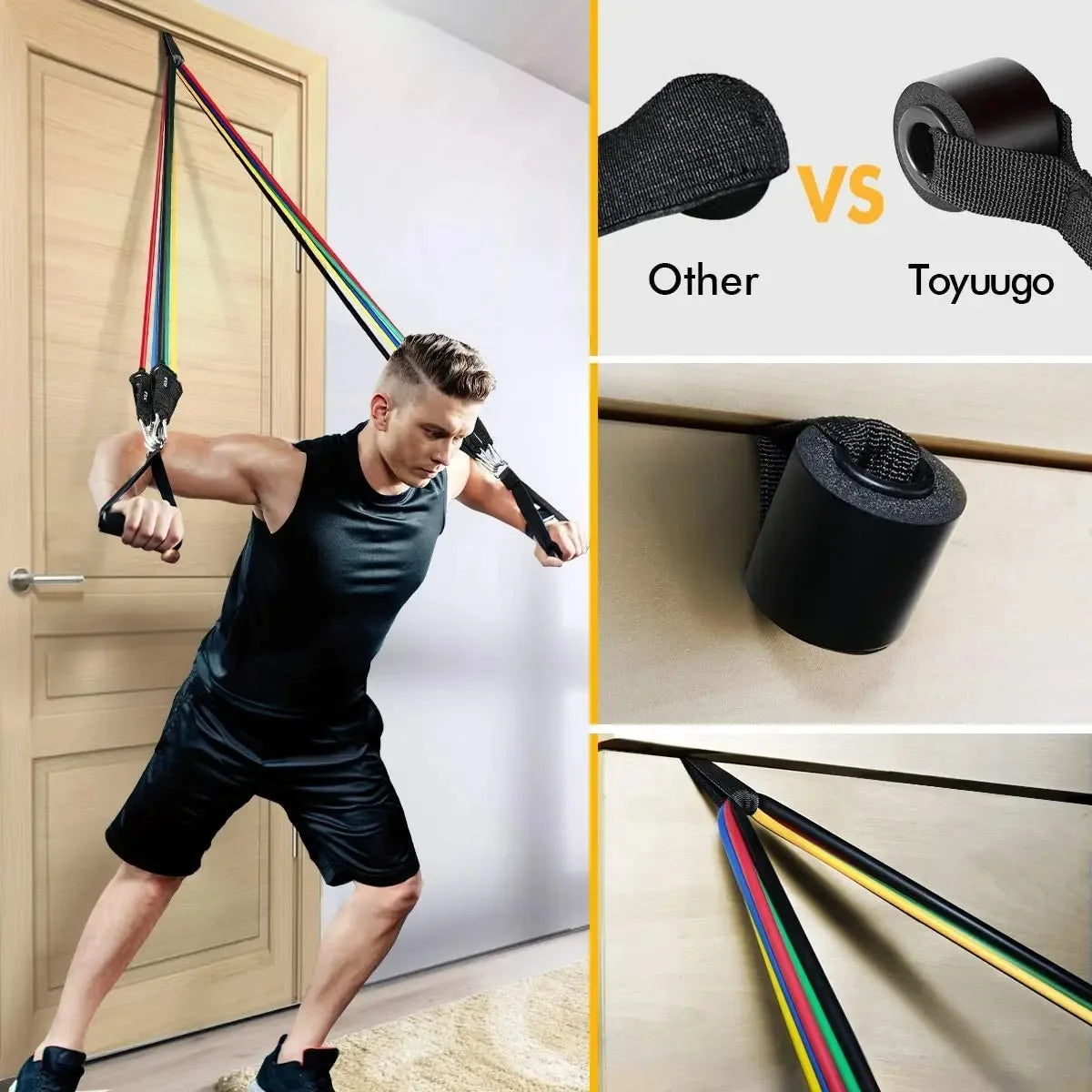 Wrapped Resistance Band and Rod Set - NurturePathWellness