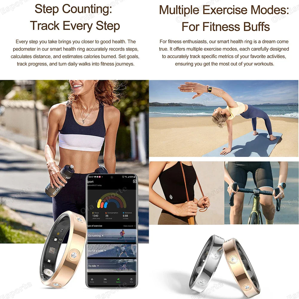 2025 Smart Ring for Health, Fitness, and Wellness - NurturePathWellness