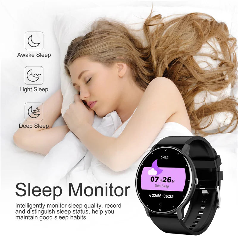 LIGE Full Touch Smartwatch for Men and Women - NurturePathWellness