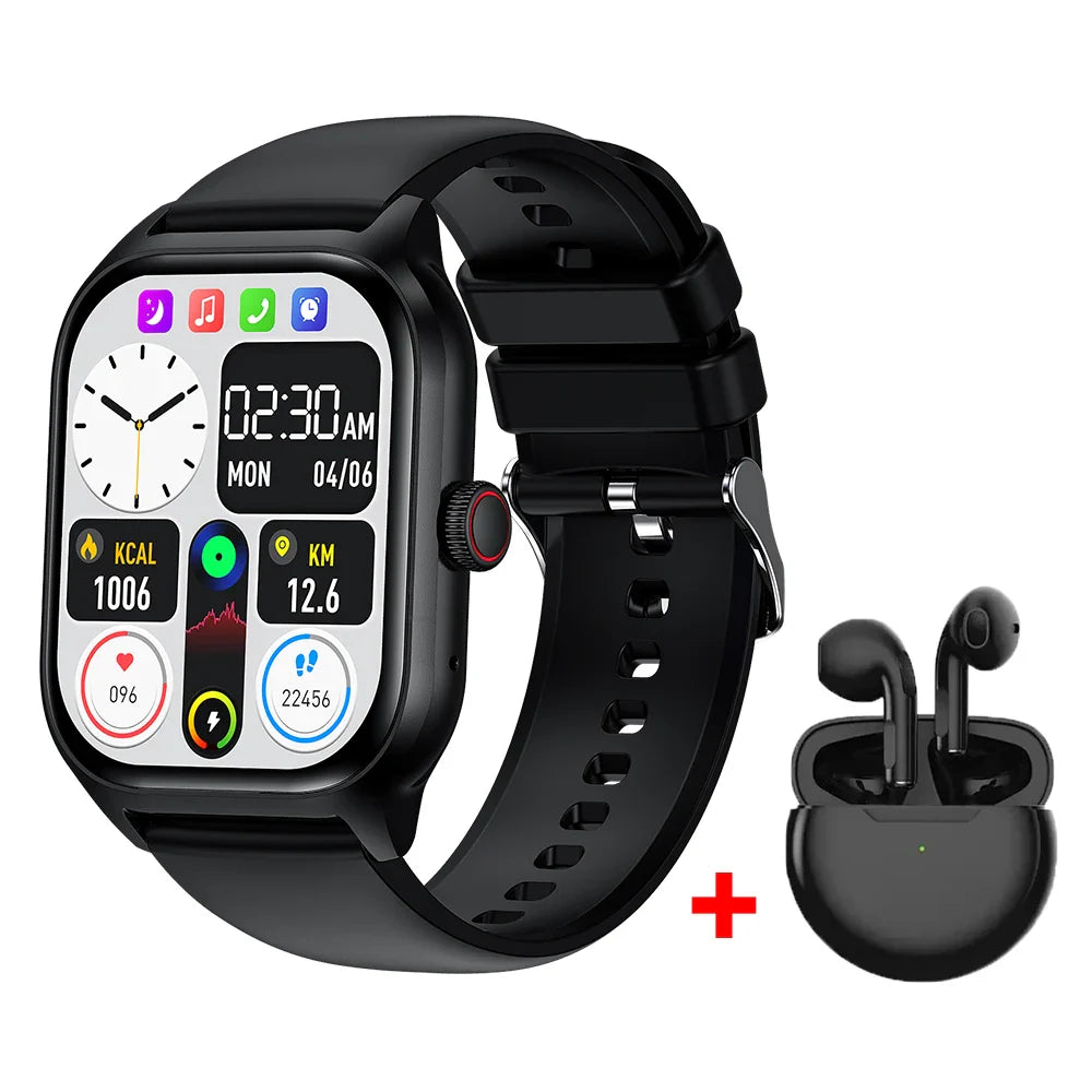 Bluetooth Smartwatch for Men and Women Fitness Tracker - NurturePathWellness