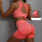 Yoga Women's Fitness Suit Shorts Workout Set - NurturePathWellness