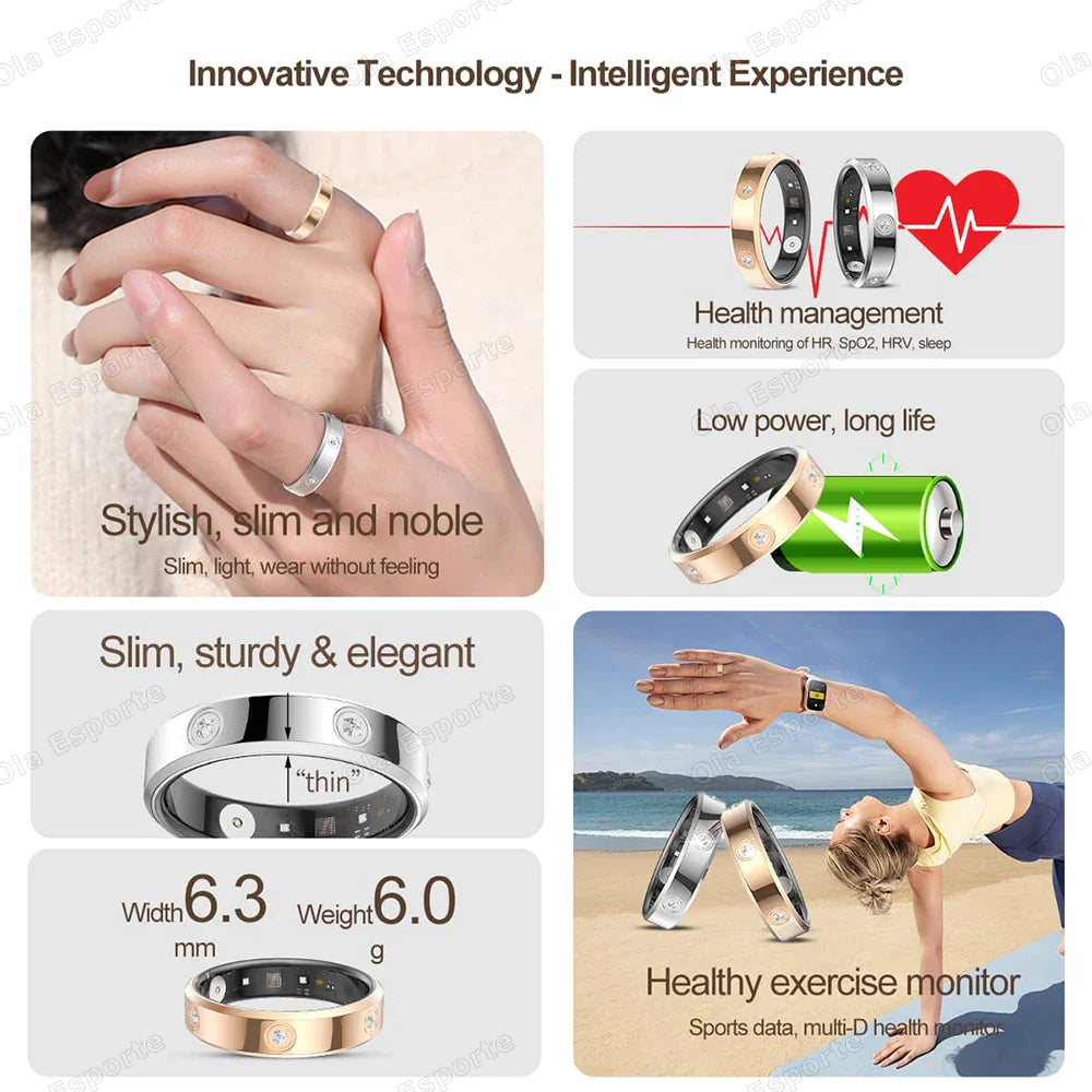 2025 Smart Ring for Health, Fitness, and Wellness - NurturePathWellness