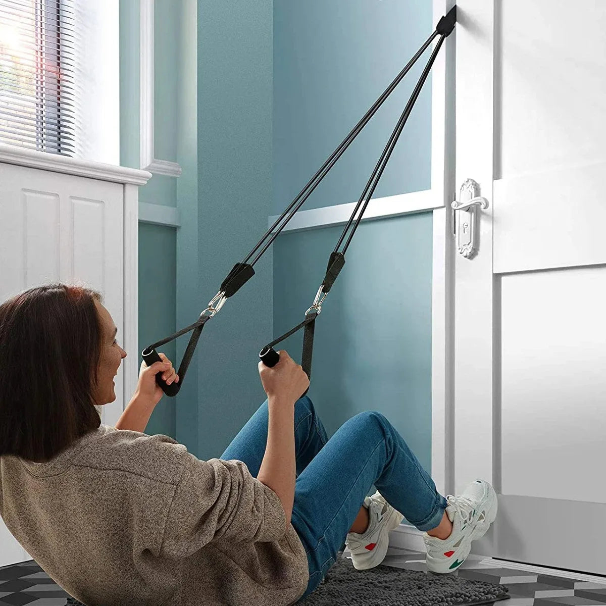 Wrapped Resistance Band and Rod Set - NurturePathWellness