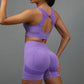 Yoga Women's Fitness Suit Shorts Workout Set - NurturePathWellness