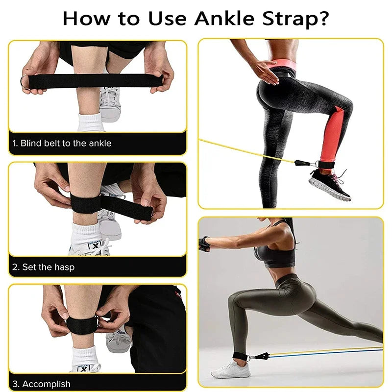Wrapped Resistance Band and Rod Set - NurturePathWellness