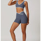 Yoga Set 2 Pieces Workout Outfits Fitness Sportswear Gym Tracksuit High Waist Leggings Sports Bra Athletic Wear Women Clothes