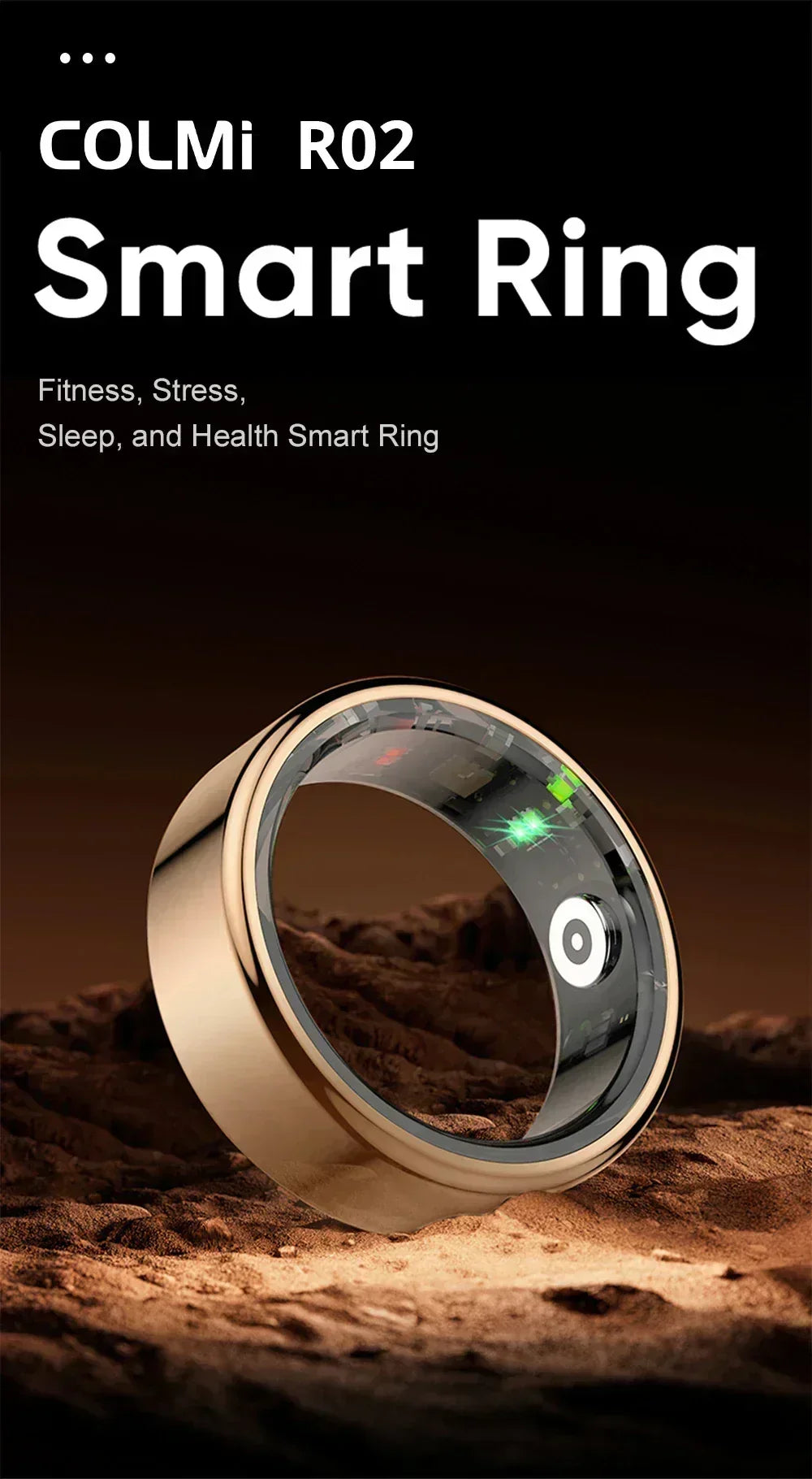 COLMI R02 Smart Ring with Health Monitor - NurturePathWellness